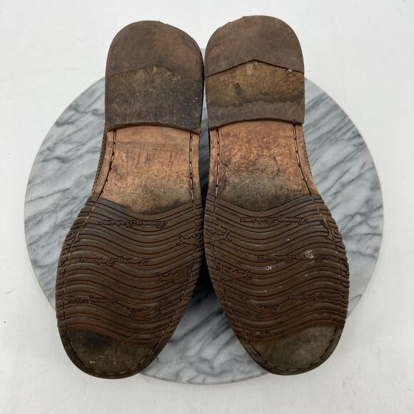 Tommy Bahama Felton Loafer Mens 8 Brown Leather Perforated Slip On Round Toe * - Picture 5 of 12